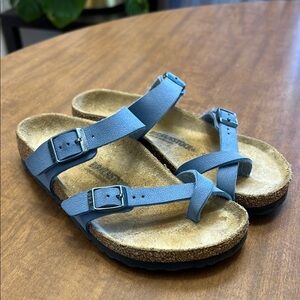 Kids Blue Birkenstock Mayari Sandals Size 33 Elemental Blue